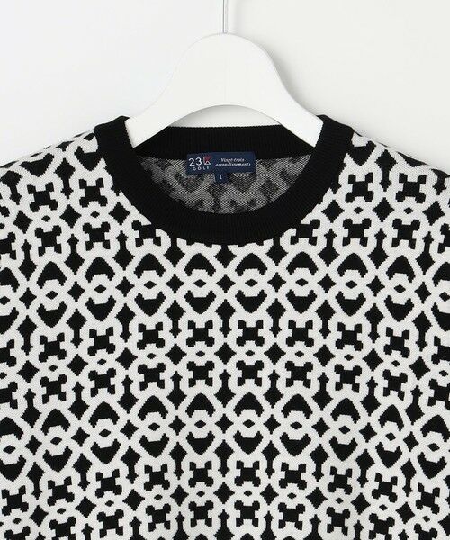 23区GOLF / ニジュウサンンクゴルフ ニット・セーター | 【WOMEN】モノグラムジャガードセーター | 詳細7