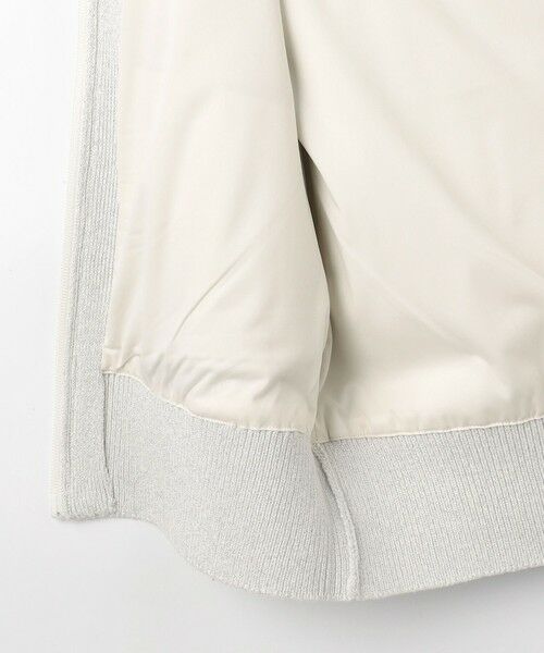 23区GOLF / ニジュウサンンクゴルフ ニット・セーター | 【WOMEN】ラメケーブルジップアップカーディガン　防風裏地付き | 詳細7