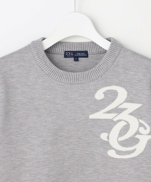 23区GOLF / ニジュウサンンクゴルフ ニット・セーター | 【WOMEN】ロゴグラフィックもちもちニット | 詳細4