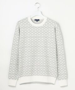 23区GOLF / ニジュウサンンクゴルフ ニット・セーター | 【MEN】モノグラムジャガードニット