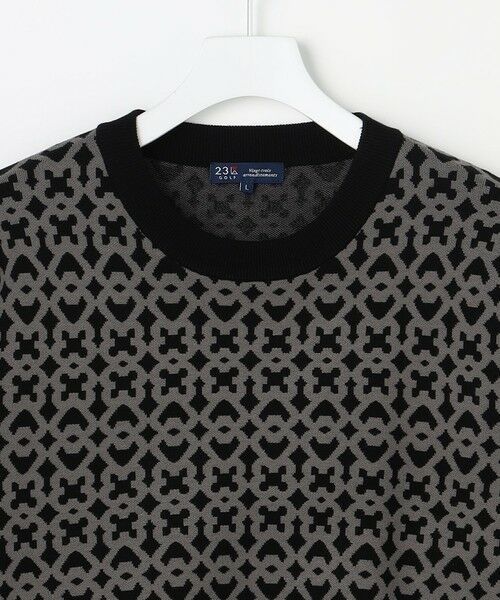 23区GOLF / ニジュウサンンクゴルフ ニット・セーター | 【MEN】モノグラムジャガードニット | 詳細3
