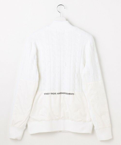 23区GOLF / ニジュウサンンクゴルフ ニット・セーター | 【MEN】ケーブルジップアップカーディガン　防風裏地付き | 詳細4