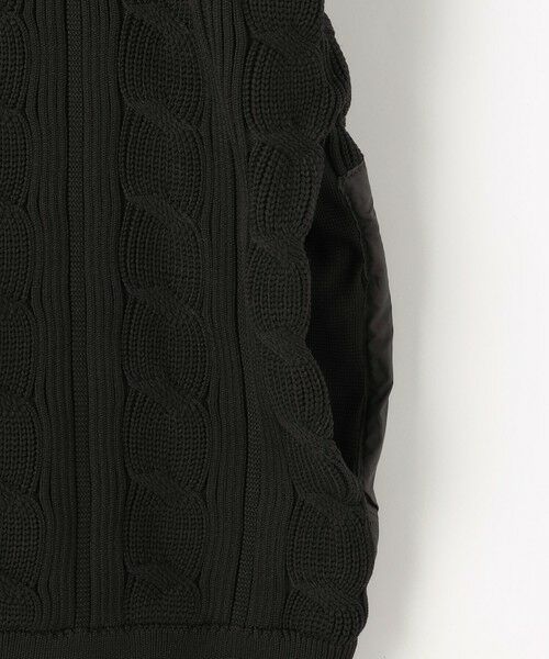 23区GOLF / ニジュウサンンクゴルフ ニット・セーター | 【MEN】ケーブルジップアップカーディガン　防風裏地付き | 詳細12