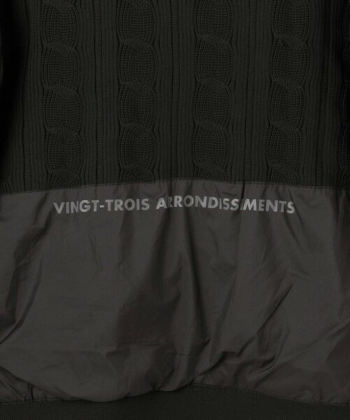 23区GOLF / ニジュウサンンクゴルフ ニット・セーター | 【MEN】ケーブルジップアップカーディガン　防風裏地付き | 詳細15