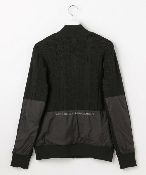 23区GOLF / ニジュウサンンクゴルフ ニット・セーター | 【MEN】ケーブルジップアップカーディガン　防風裏地付き | 詳細7