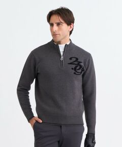 23区GOLF Mサイズ ジップアップセーター セール】 【MEN】【ウォッシャブル】ハーフジップニットプル