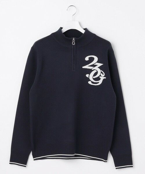 23区GOLF / ニジュウサンンクゴルフ ニット・セーター | 【MEN】ロゴグラフィックもちもちニット | 詳細4
