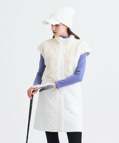 23区GOLF / ニジュウサンンクゴルフ ドレス | 【WOMEN】ファー＆キルトコンビワンピース