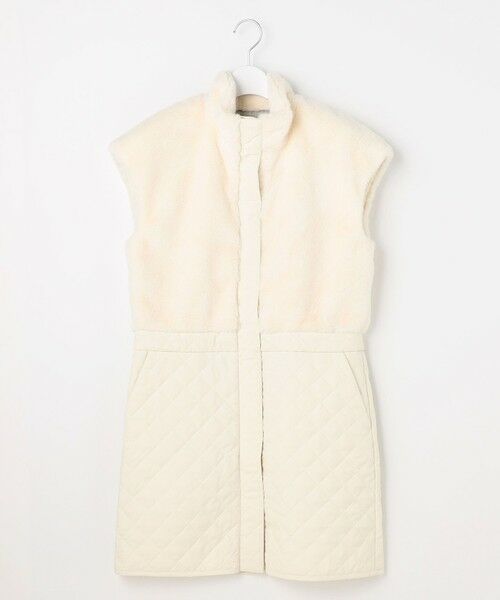 23区GOLF / ニジュウサンンクゴルフ ドレス | 【WOMEN】ファー＆キルトコンビワンピース | 詳細2