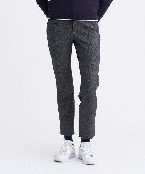 23区GOLF / ニジュウサンンクゴルフ その他パンツ | 【WOMEN】裏起毛ジャージーパンツ ストレッチ モノグラム 上品スタイル(ライトグレー系5)