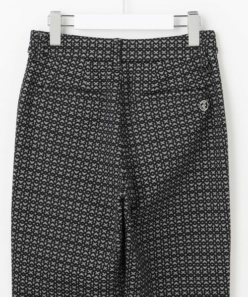 23区GOLF / ニジュウサンンクゴルフ その他パンツ | 【WOMEN】裏起毛ジャージーパンツ ストレッチ モノグラム 上品スタイル | 詳細9