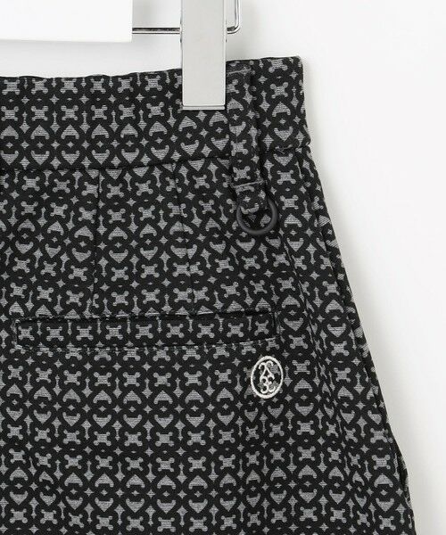 23区GOLF / ニジュウサンンクゴルフ ミニ・ひざ丈スカート | 【WOMEN】裏起毛ジャージースカート ストレッチ モノグラム 上品スタイル | 詳細10