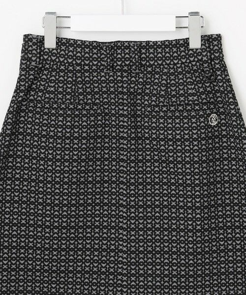 23区GOLF / ニジュウサンンクゴルフ ミニ・ひざ丈スカート | 【WOMEN】裏起毛ジャージースカート ストレッチ モノグラム 上品スタイル | 詳細7