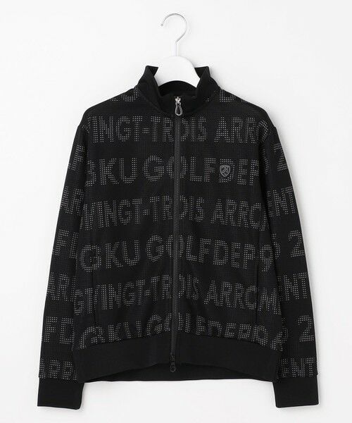 23区GOLF/ニジュウサンンクゴルフ 【WOMEN】ロゴジャガードトラックジャケット ブラック系5 1