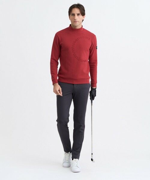 23区GOLF / ニジュウサンンクゴルフ スウェット | 【MEN】エンボスロゴダンボールモックネック | 詳細13