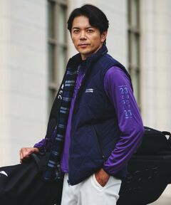 セール】 【MEN】【ストレッチ性】中綿ブルゾン 防風機能を備え