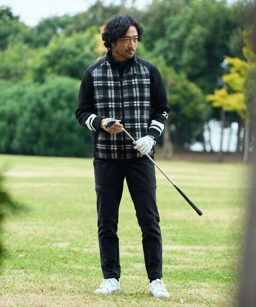 23区GOLF / ニジュウサンンクゴルフ ダウンジャケット・ベスト | 【MEN】両面使える！チェック×無地 ダウンベスト | 詳細2