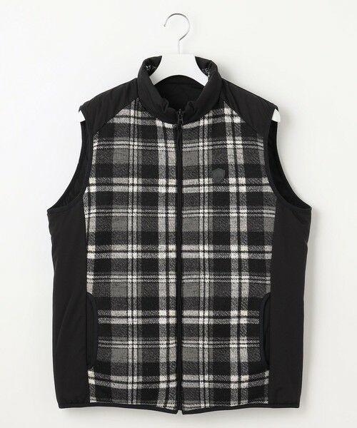 23区GOLF / ニジュウサンンクゴルフ ダウンジャケット・ベスト | 【MEN】両面使える！チェック×無地 ダウンベスト | 詳細4
