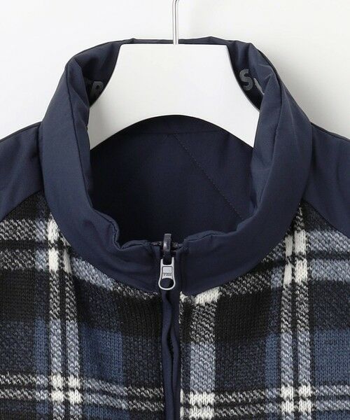 23区GOLF / ニジュウサンンクゴルフ ダウンジャケット・ベスト | 【MEN】両面使える！チェック×無地 ダウンベスト | 詳細17
