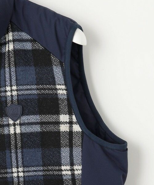 23区GOLF / ニジュウサンンクゴルフ ダウンジャケット・ベスト | 【MEN】両面使える！チェック×無地 ダウンベスト | 詳細18