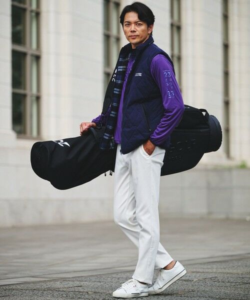 23区GOLF / ニジュウサンンクゴルフ ダウンジャケット・ベスト | 【MEN】両面使える！チェック×無地 ダウンベスト | 詳細6