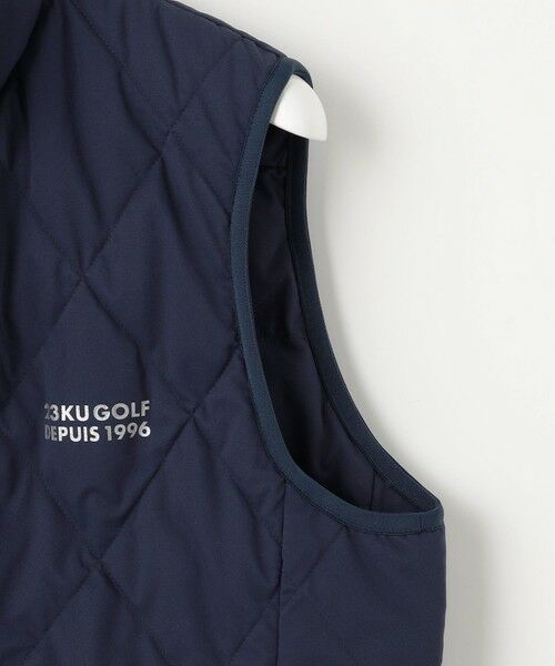 23区GOLF / ニジュウサンンクゴルフ ダウンジャケット・ベスト | 【MEN】両面使える！チェック×無地 ダウンベスト | 詳細10