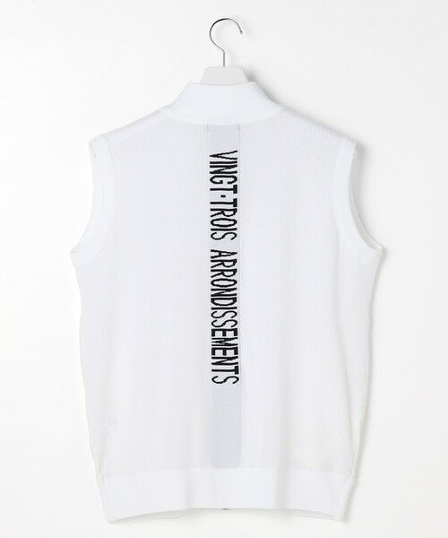 23区GOLF / ニジュウサンンクゴルフ ベスト | 【MEN】ニットコンビベスト ストレッチ レイヤードにおすすめ | 詳細1