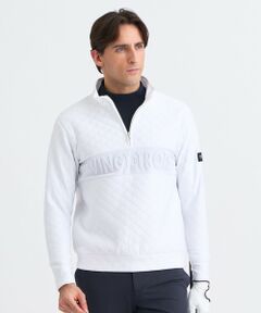 23区GOLF / ニジュウサンンクゴルフ スウェット | 【MEN】ウェーブキルトジャガードプルオーバー