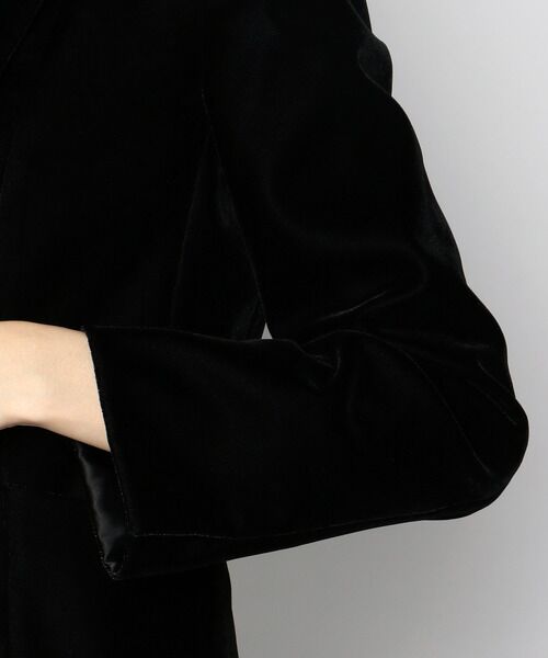 極美品】23区 大きいサイズ ベルベットテーラードジャケット りぼん絹 3L