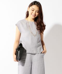 【洗える！】PlainWeaveLIBECO ブラウス