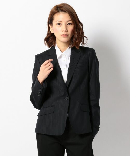 【スーツ】ファインネスウール 1釦テーラードジャケット