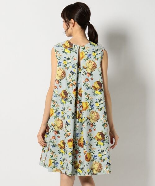 セール】 【Vingt-trois Flicka】Flower Print dress ワンピース