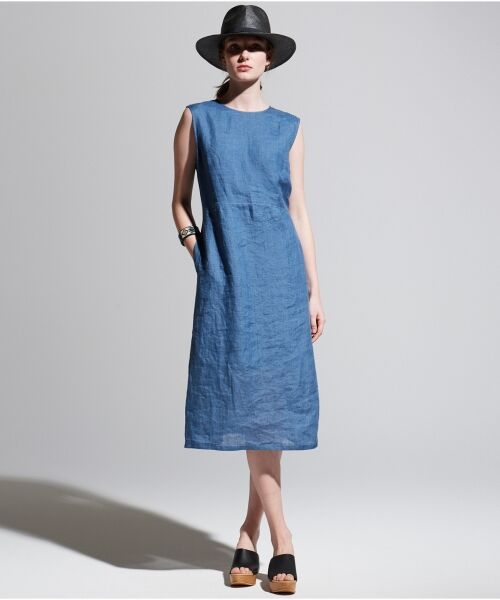 セール 洗える Libecolinen ワンピース ミニ丈 ひざ丈ワンピース 23区 ニジュウサンク ファッション通販 タカシマヤファッションスクエア