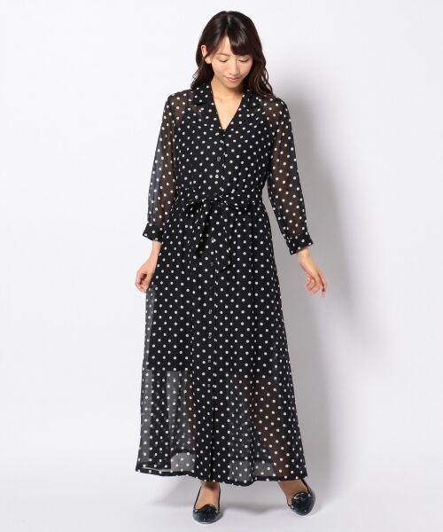 【洗える】POLKA DOT PRINT ワンピース