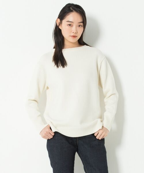 セール 洗える コットンブレンドコード チュニック ニット ニット セーター 23区 ニジュウサンク ファッション通販 タカシマヤファッションスクエア