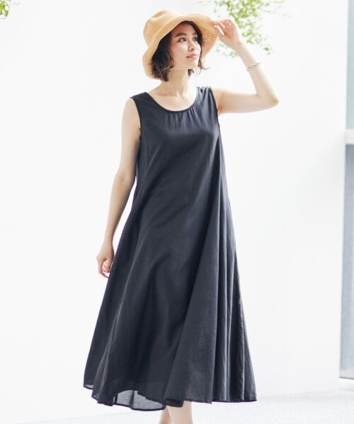 【洗える】SILK COTTON LAWN ワンピース