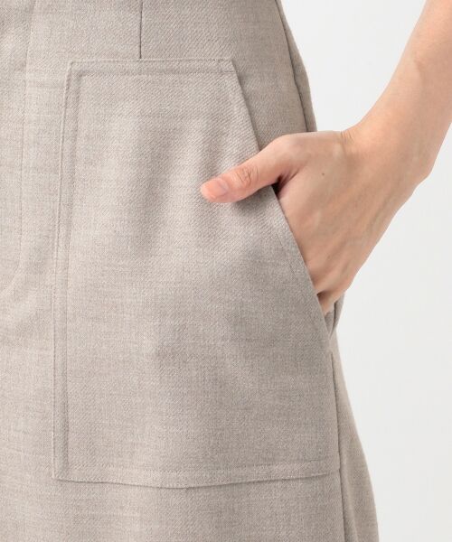 【先行予約】ダブルクロスパッチポケット スカート