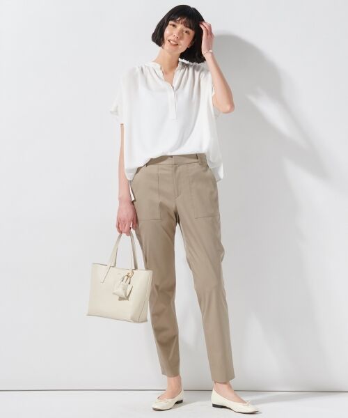 セール】 【WEB限定カラーあり/洗える】ソフトストレッチツイル ベイカーパンツ （その他パンツ）｜23区 ニジュウサンク ファッション通販  タカシマヤファッションスクエア