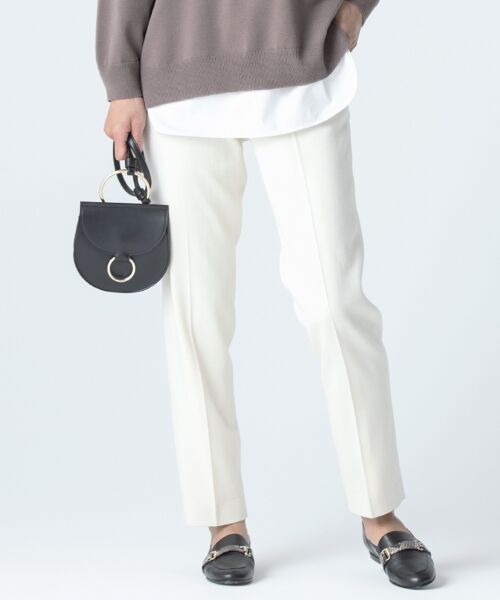 セール マガジン掲載 ペスカラムフランネル テーパード パンツ 番号l53 その他パンツ 23区 ニジュウサンク ファッション通販 タカシマヤファッションスクエア