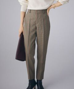 【WEB限定】ポリエステルグレンチェック パンツ