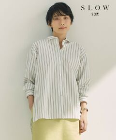 【SLOW】Soft Wash Shirting レギュラーカラー シャツ