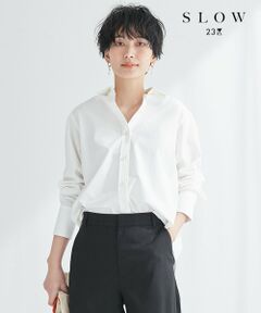 【SLOW】Soft Wash Shirting ベーシック シャツ