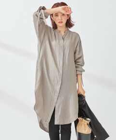 【WEB/一部店舗限定】 LIBECO LINEN チュニックシャツ