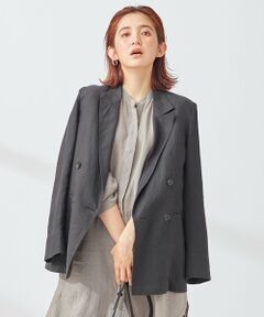 【WEB/一部店舗限定】LIBECO THICK ダブル前 ジャケット