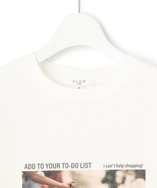 23区 / ニジュウサンク カットソー | 【SLOW】TO DO フォト Tシャツ | 詳細7