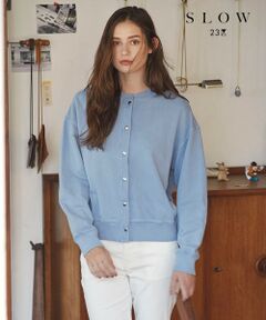 23区 / ニジュウサンク カットソー | 【SLOW】ヴィンテージテリー スナップドット ブルゾン