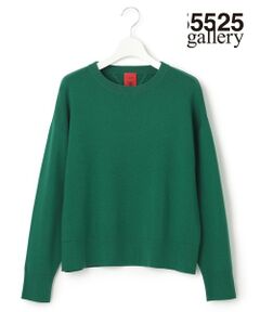 【23区 | 5525gallery】コットンウール クルーネック ニット