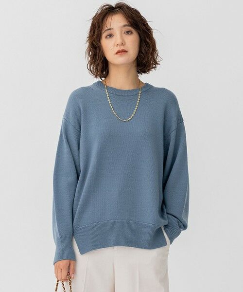 セール】 【CLASSY.1月号掲載】ウールコード クルーネック ニット ...