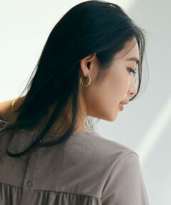 23区 / ニジュウサンク ピアス・イヤリング | 【CLASSY.1月号掲載】ツイストフープ ピアス