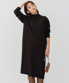 【CLASSY.12月号掲載】】ウールカシミヤブレンド ハイネック ワンピース